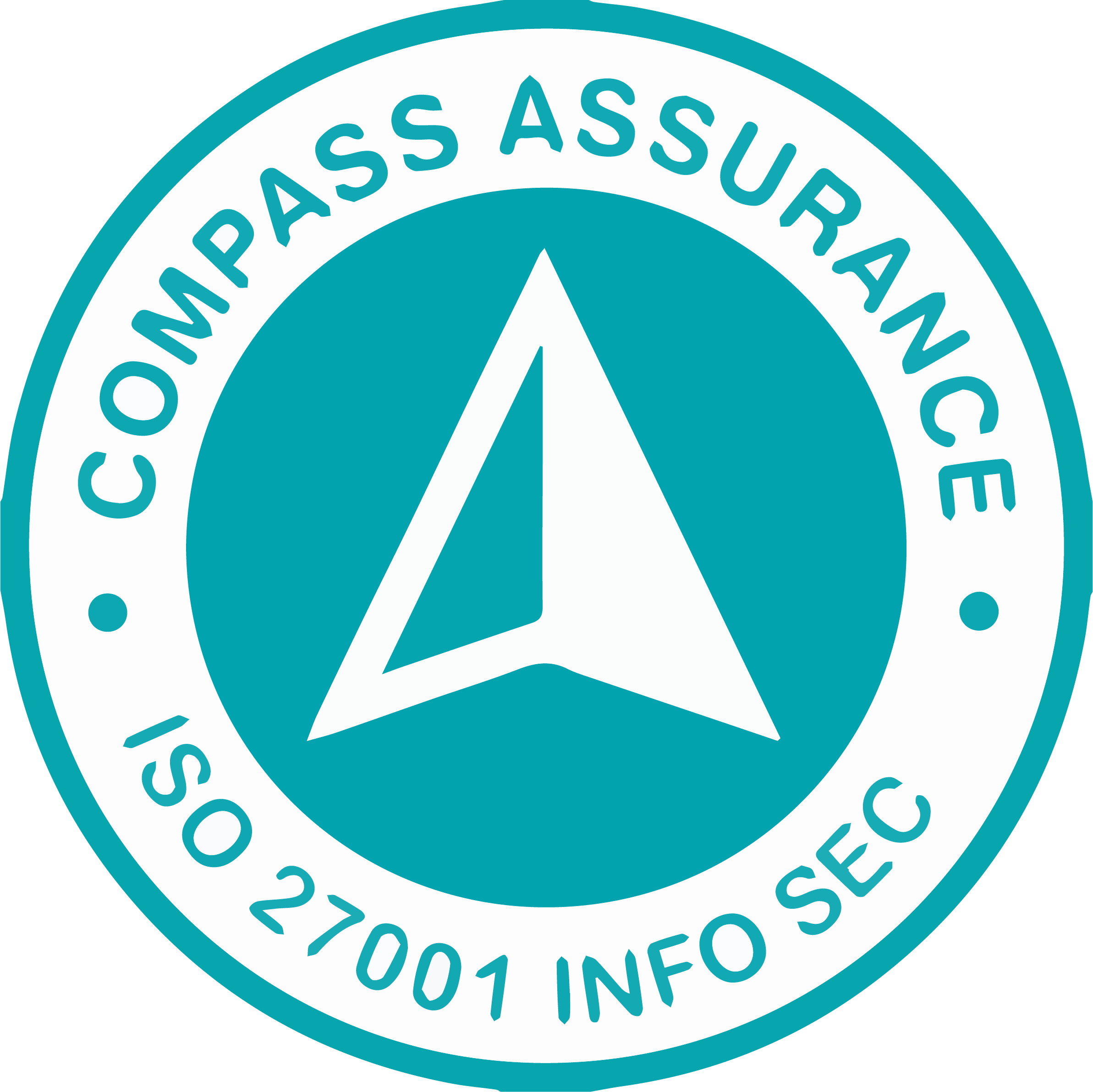 Compass ISO 27001 Circle Colour tranparent