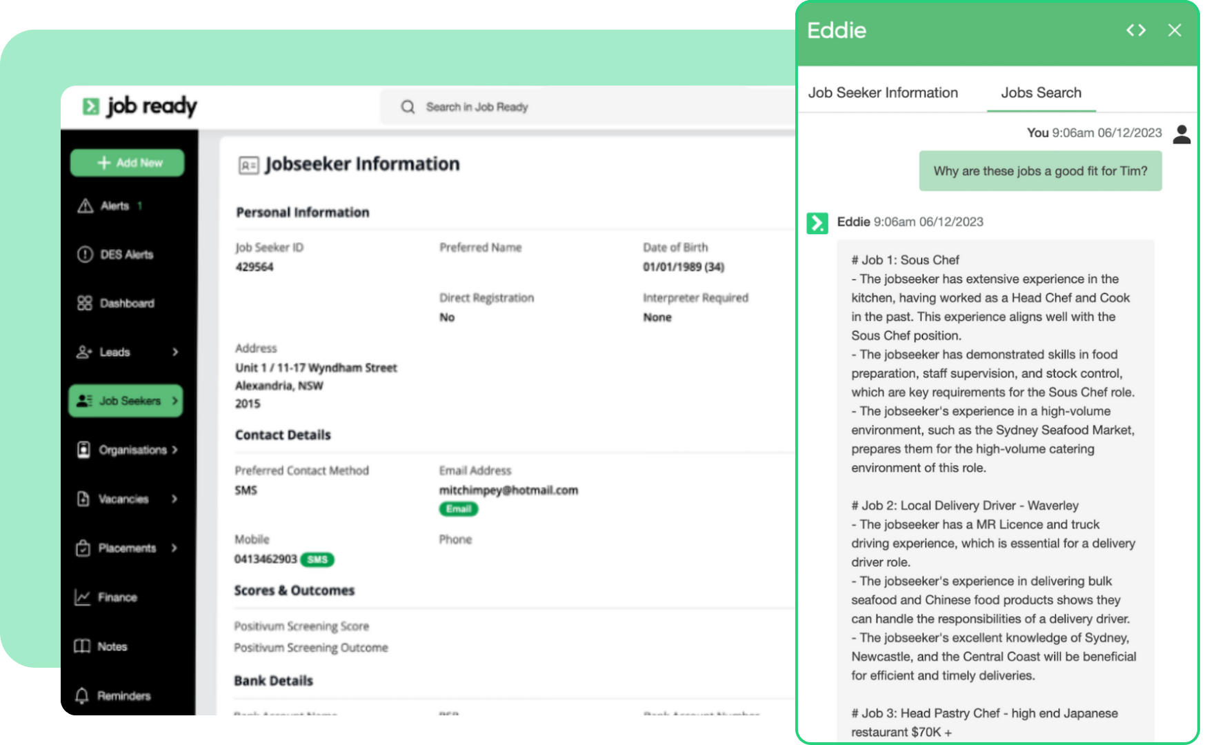 Eddie AI Job Suitability Summary